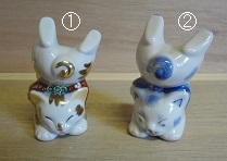 九谷焼 招き猫 隆光屋（Kutani Ceramics Cats）