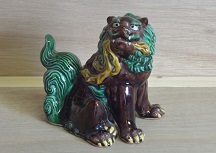 二代浅蔵五十吉作/獅子置物/共箱/晩年作!/美品！ 二代浅蔵五十吉作/獅子置物/共箱/晩年作!/美品！