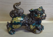 九谷焼 獅子 八幡窯 九谷焼 獅子 八幡窯