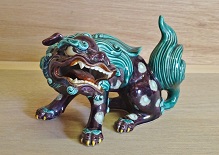 九谷焼 獅子 八幡窯